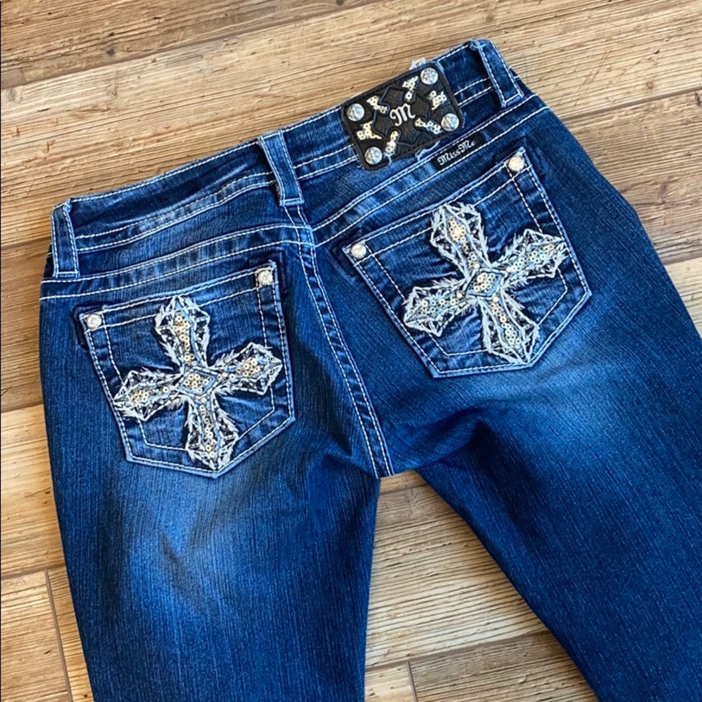 Women’s Miss Me, blue denim, sz 28, inseam 31 boot
